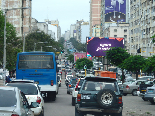 Downtown Maputo.